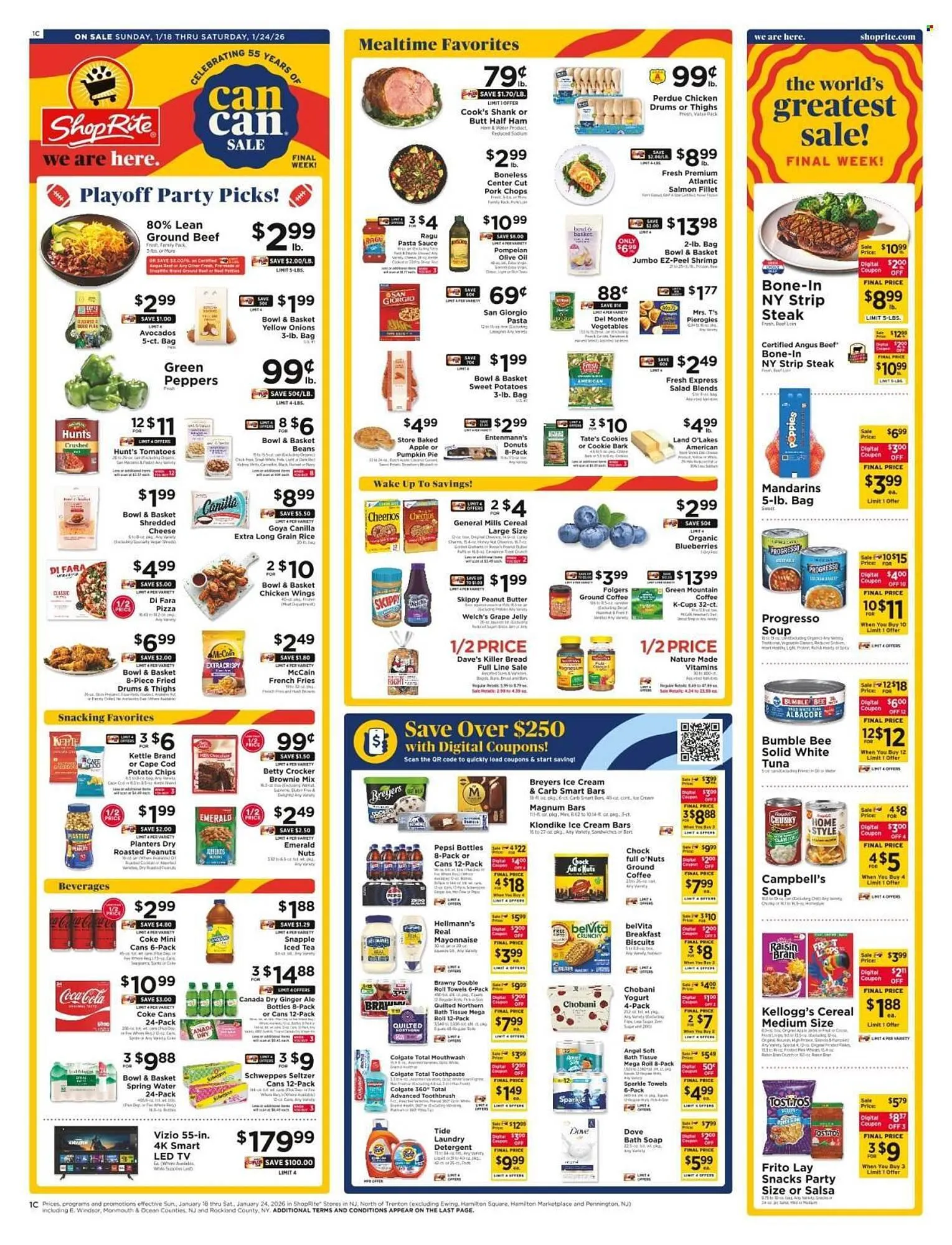 Weekly ad ShopRite flyer from January 18 to January 24 2026 - Page 1