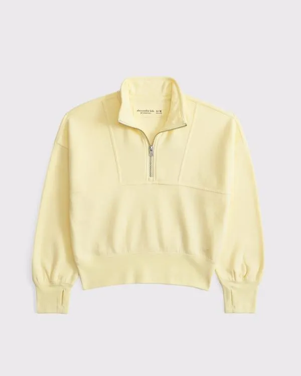 essential sunday half-zip sweatshirt
