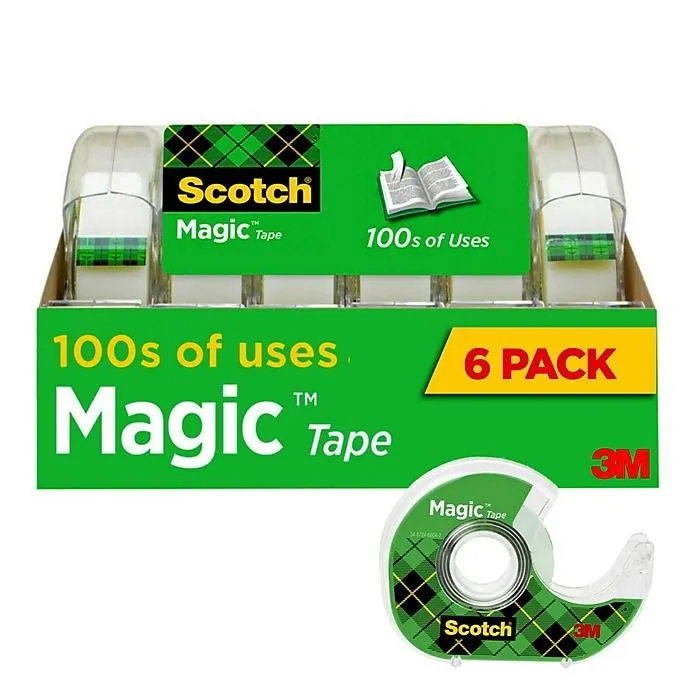Scotch Magic Invisible Clear Tape With Dispenser,