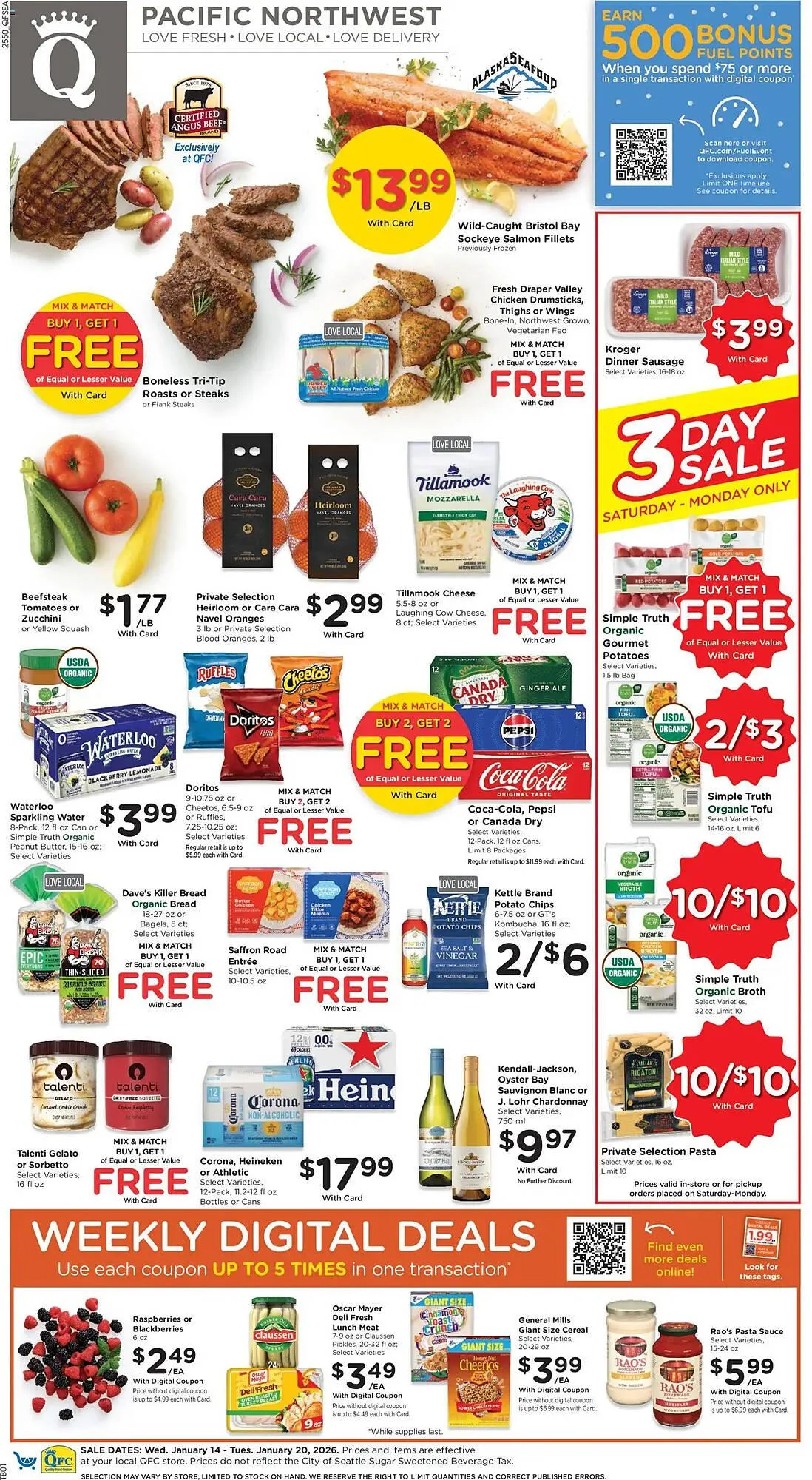 Weekly ad QFC weekly ad from January 14 to January 20 2026 - Page 1
