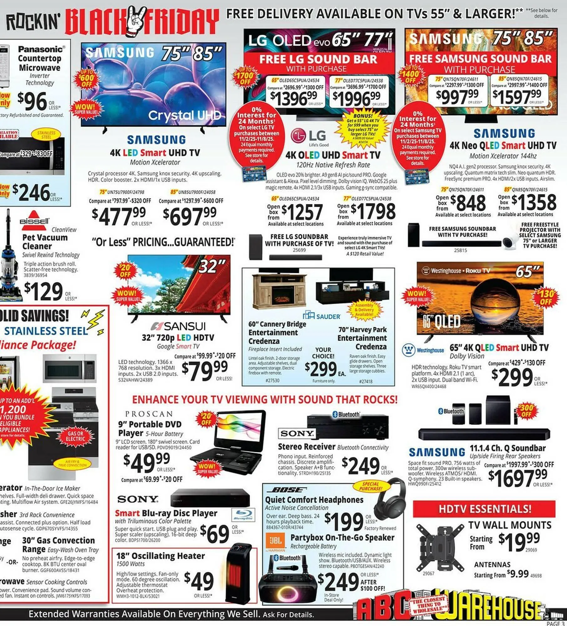 Weekly ad ABC Warehouse weekly ad from November 2 to November 8 2025 - Page 3