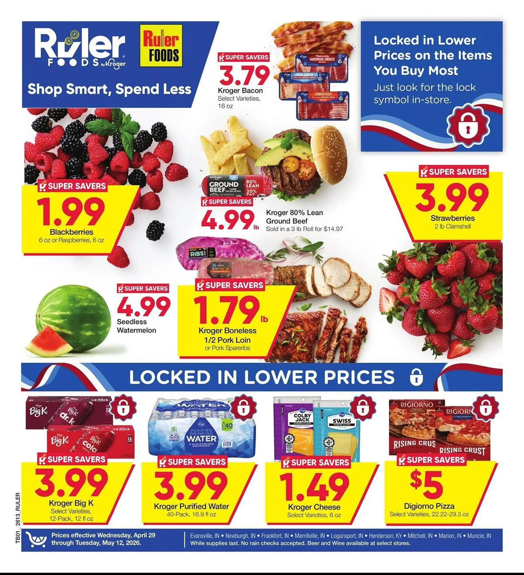 Weekly ad Ruler Foods weekly ad from April 29 to May 12 2026 - Page 1
