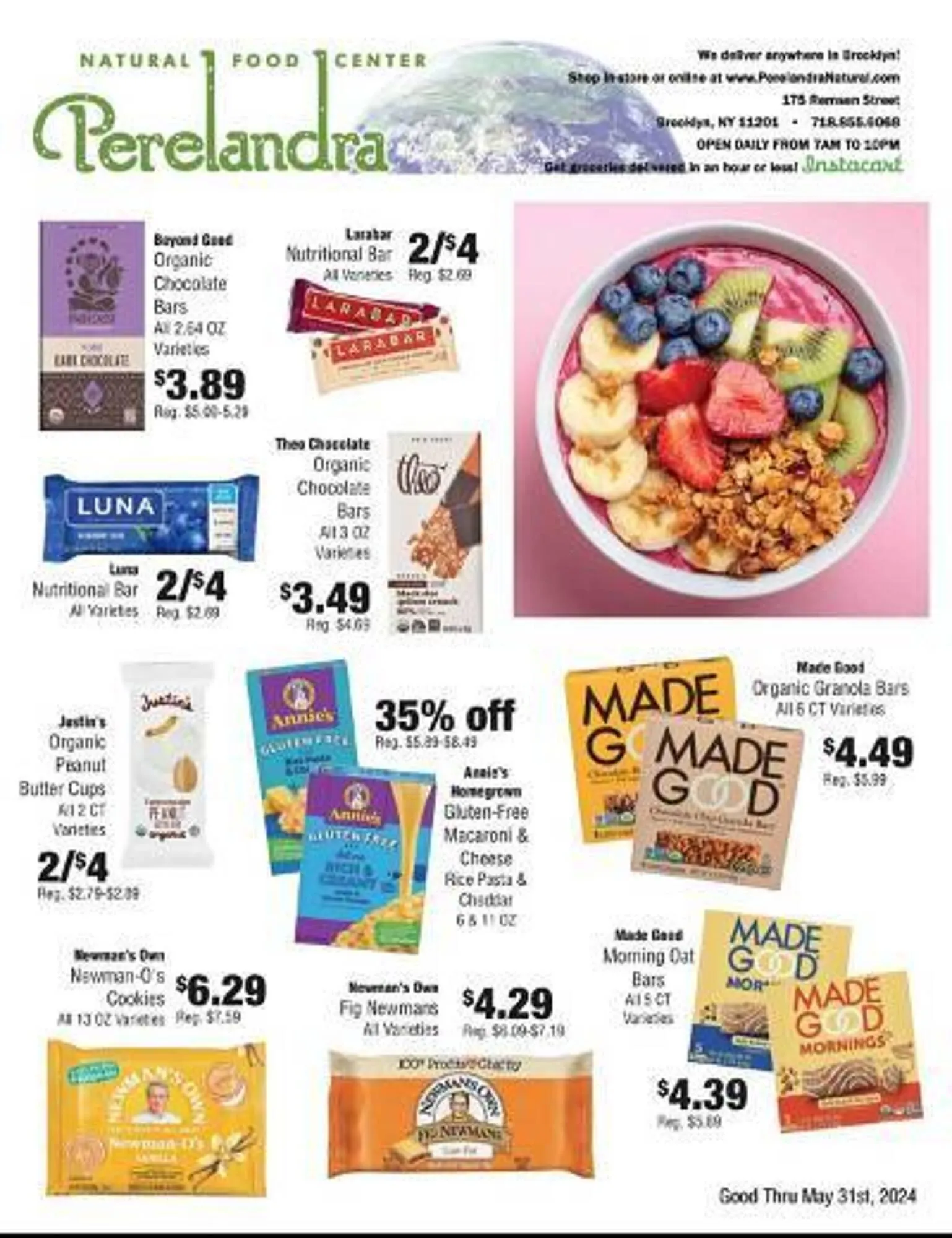Perelandra Natural Food Center Weekly Ad - 1