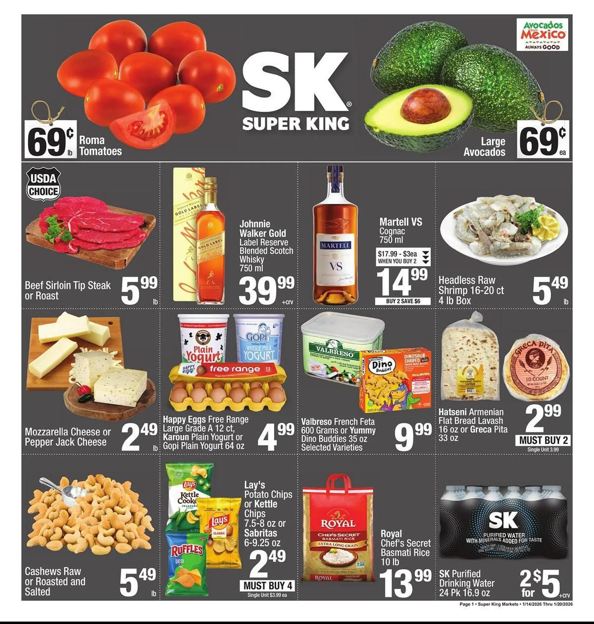 Weekly ad Super King Markets weekly ad from January 14 to January 20 2026 - Page 1
