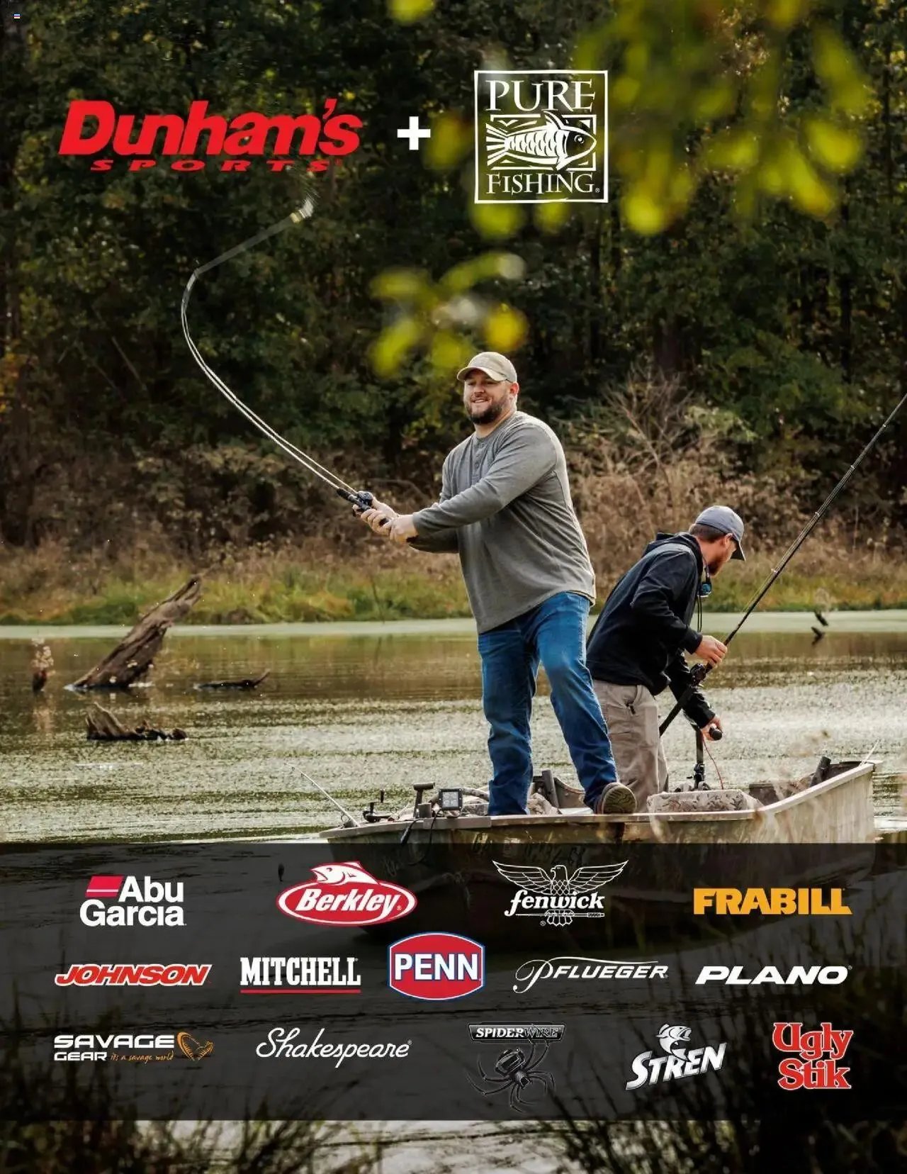 Weekly ad Dunham's Sports Pure Fishing Guide from May 8 to July 16 2025 - Page 1