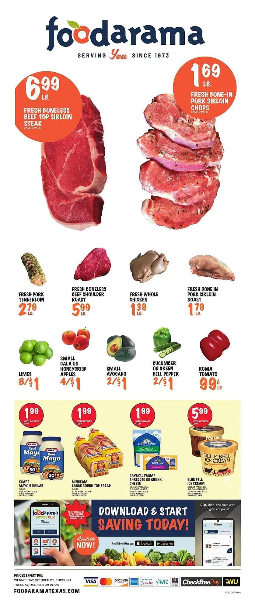 Weekly ad Foodarama weekly ad from October 22 to October 28 2025 - Page 1