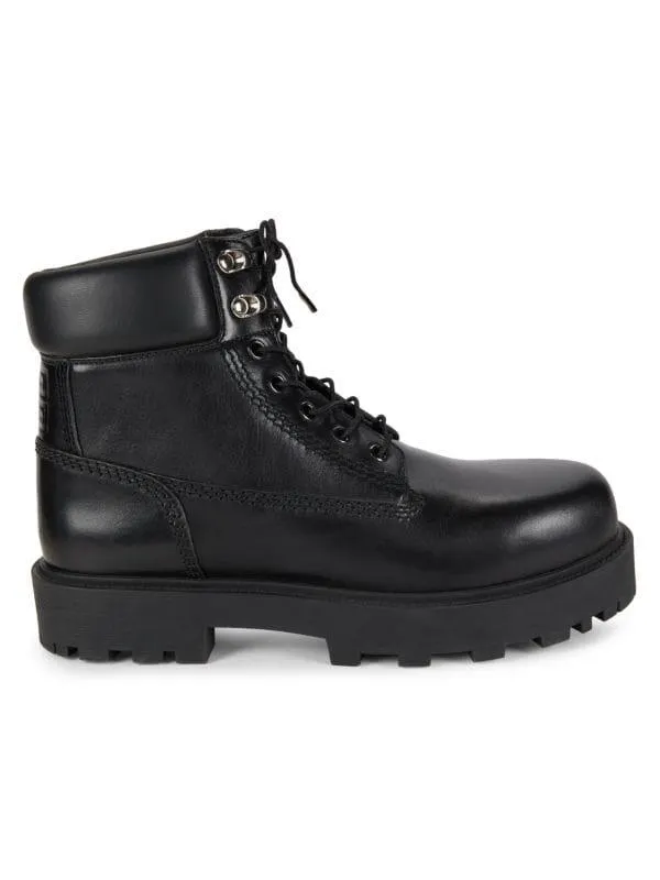 Leather Combat Boots