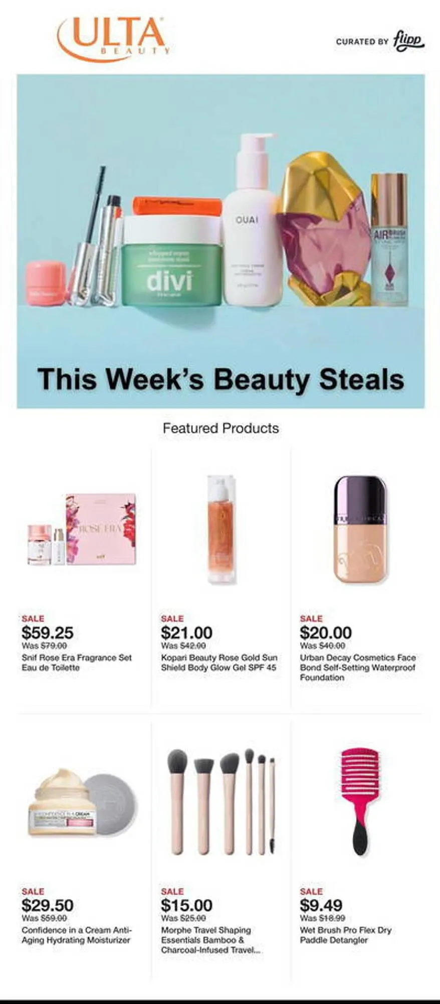 Weekly ad Ulta Beauty Weekly Ad from March 24 to March 30 2025 - Page 1