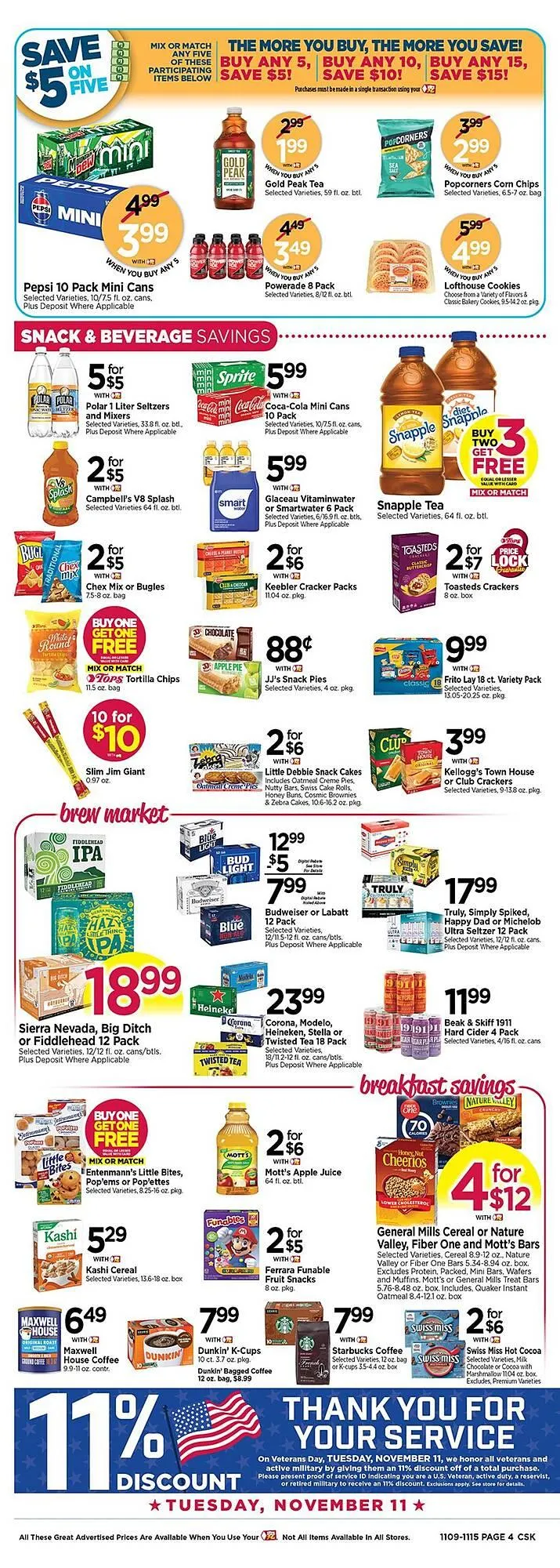 Weekly ad Tops weekly ad from November 9 to November 15 2025 - Page 4