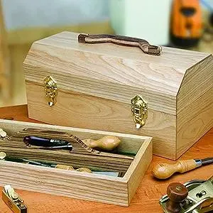 Woodcraft Project Paper Plan To Build Craftsman's Toolbox - Material Not Included