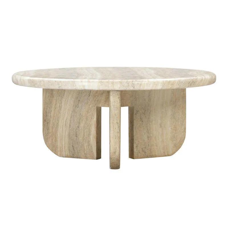 Elixir Microciment Round Coffee Table