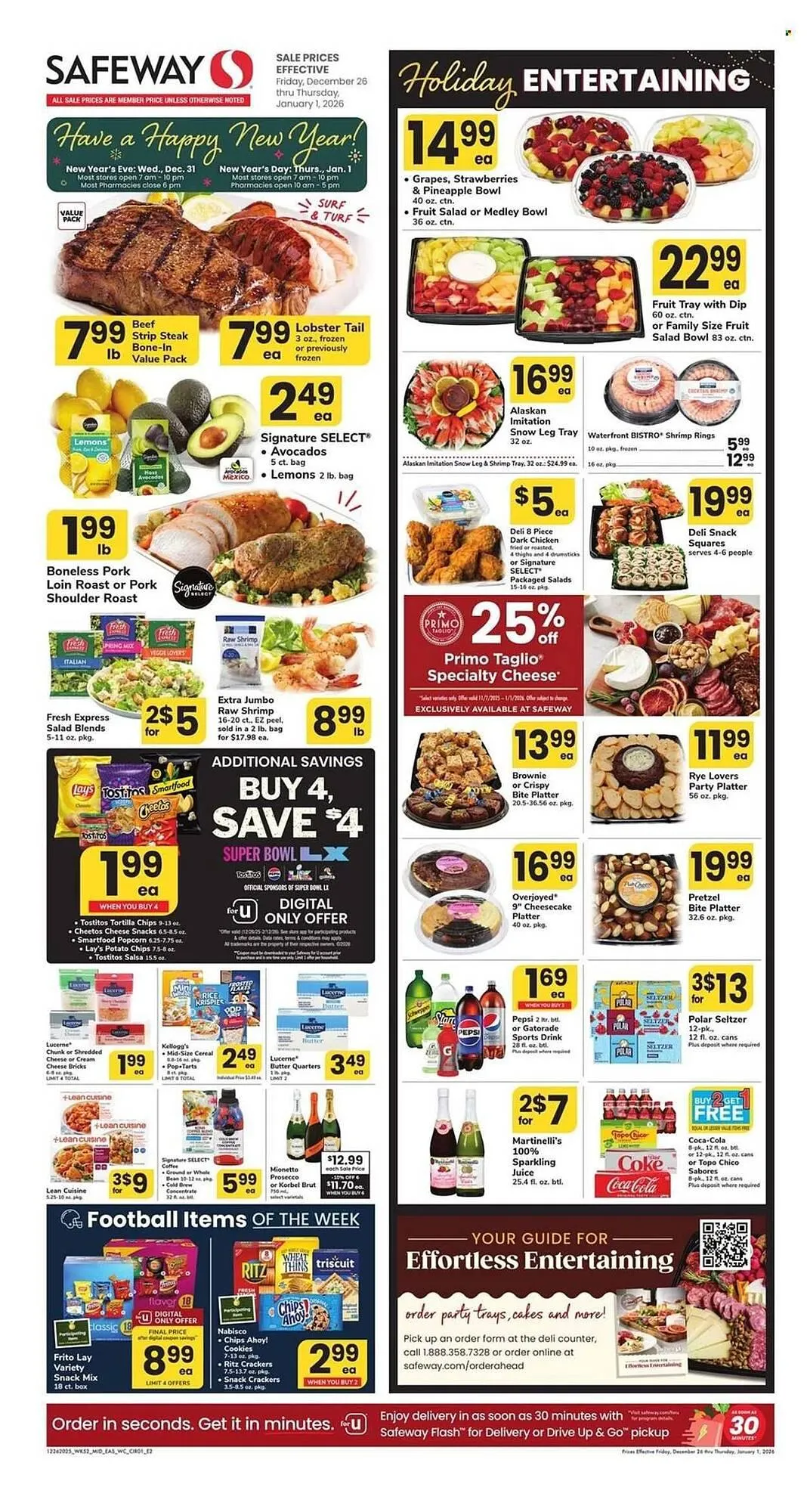 Weekly ad Safeway weekly ad from December 26 to January 1 2026 - Page 1