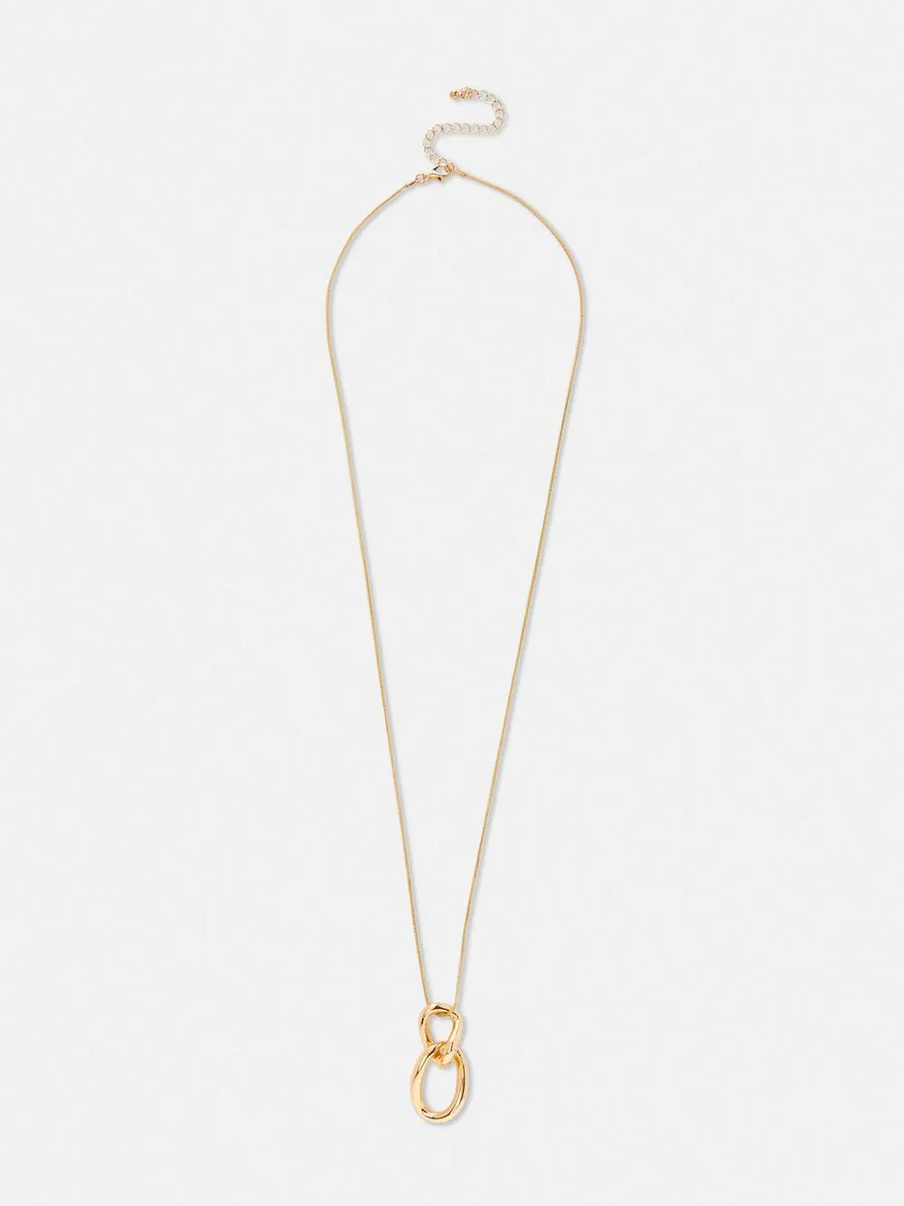 The Edit Twist Chain Pendant Necklace