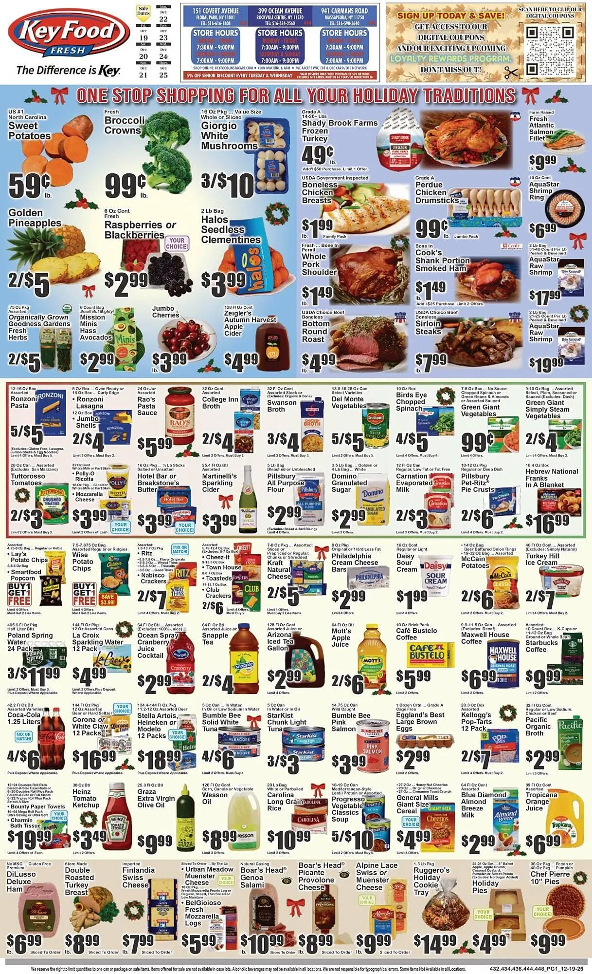 Weekly ad Key Food circular from December 19 to December 25 2025 - Page 1
