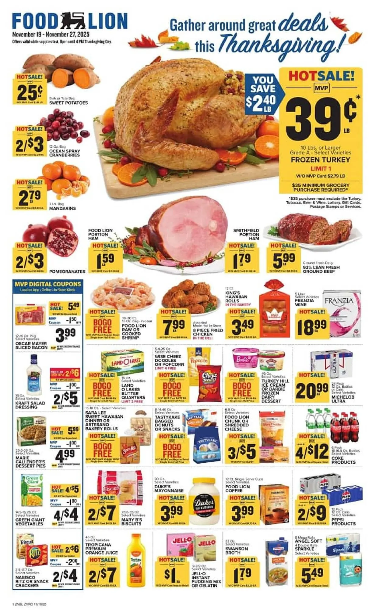 Weekly ad Food Lion weekly ad from November 19 to November 27 2025 - Page 1