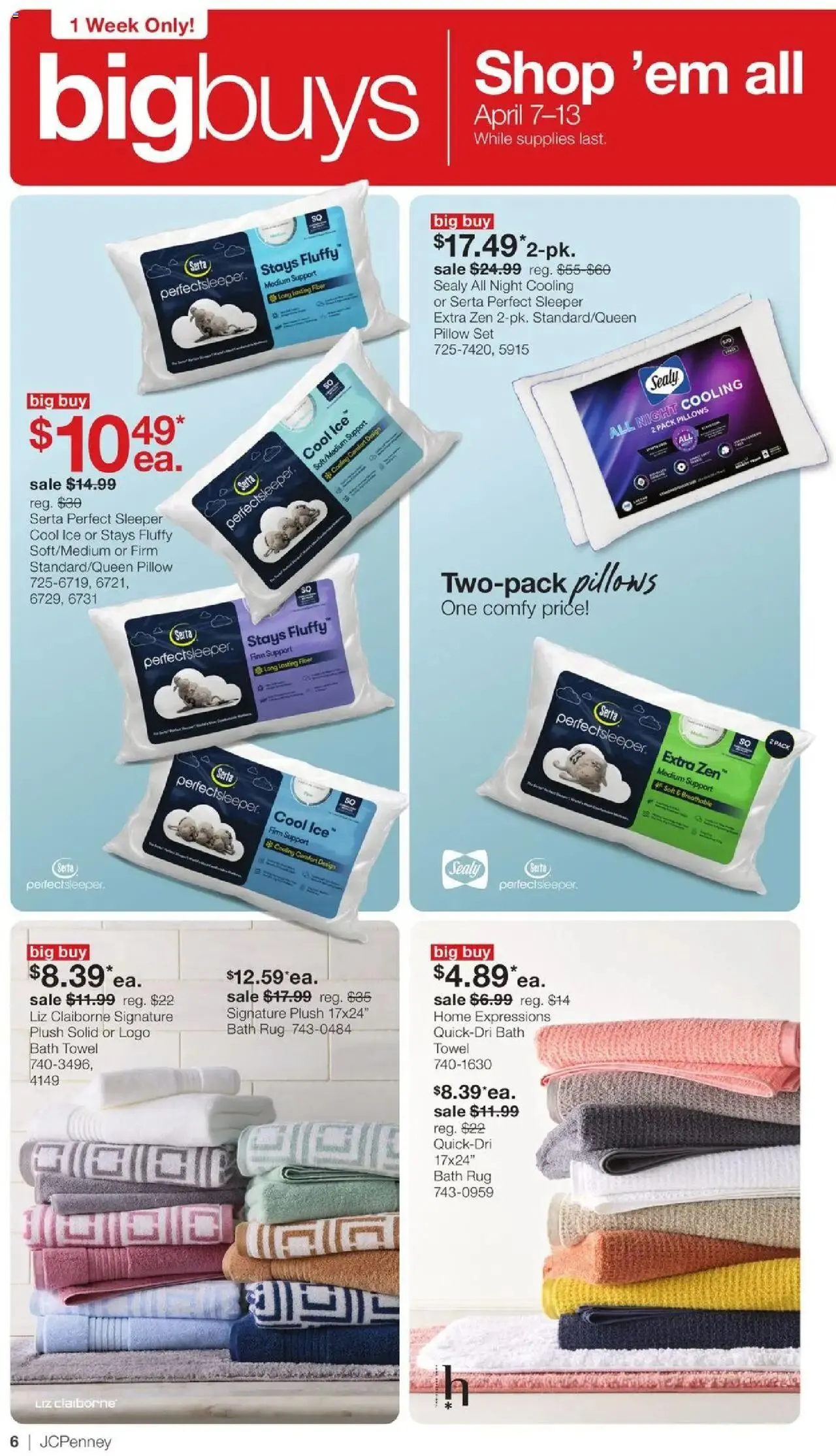 Weekly ad JCPenney Biggest Home Sale of the Season from April 7 to April 27 2025 - Page 5