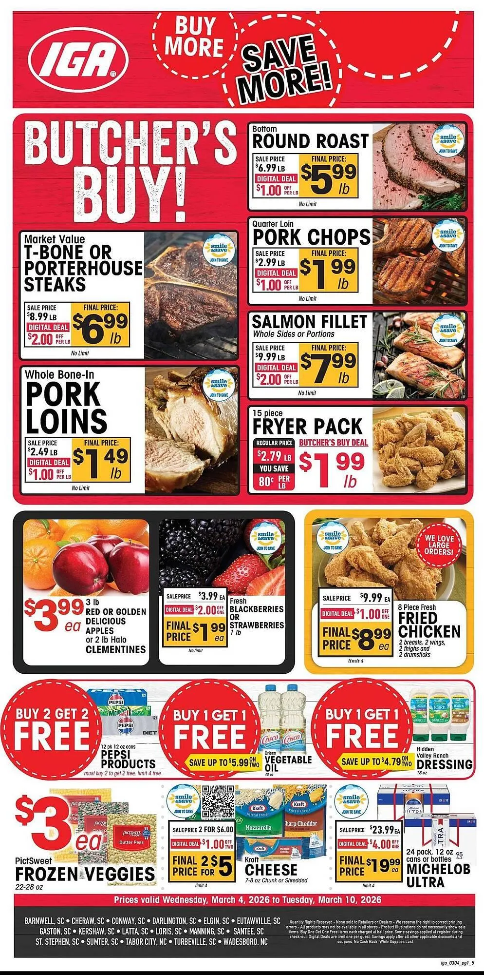 Weekly ad IGA weekly ad from March 4 to March 10 2026 - Page 1