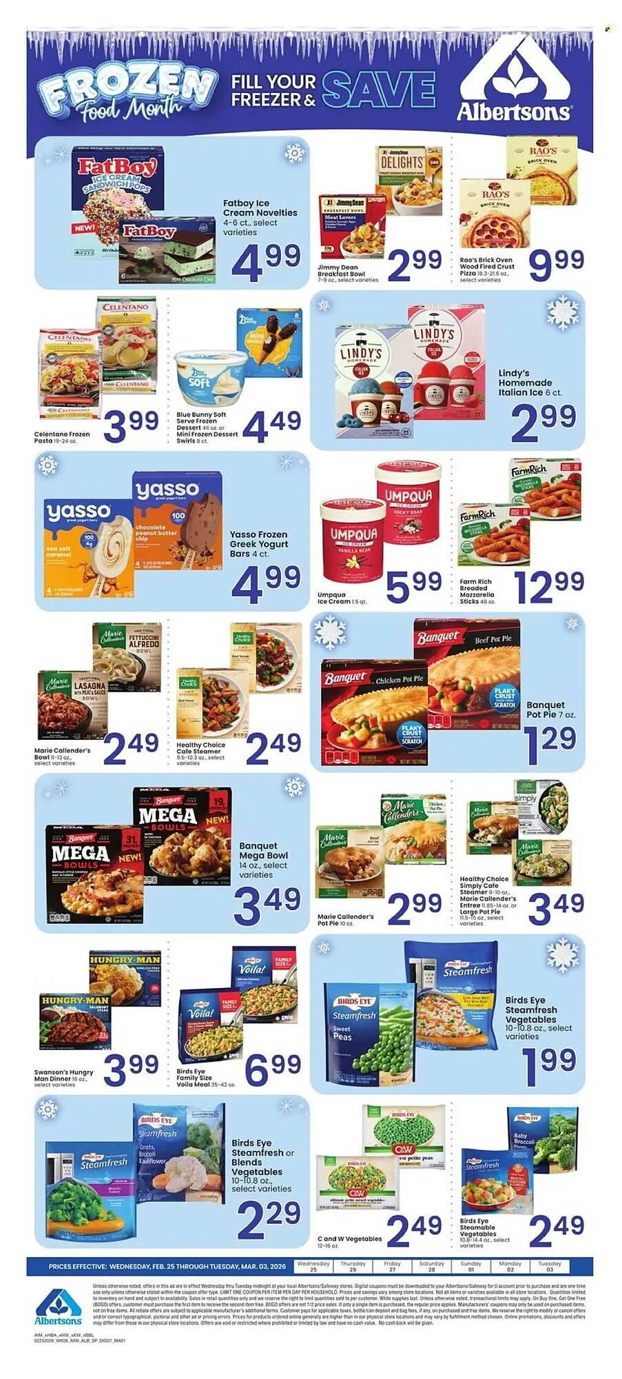 Weekly ad Albertsons weekly ad from February 25 to March 3 2026 - Page 1