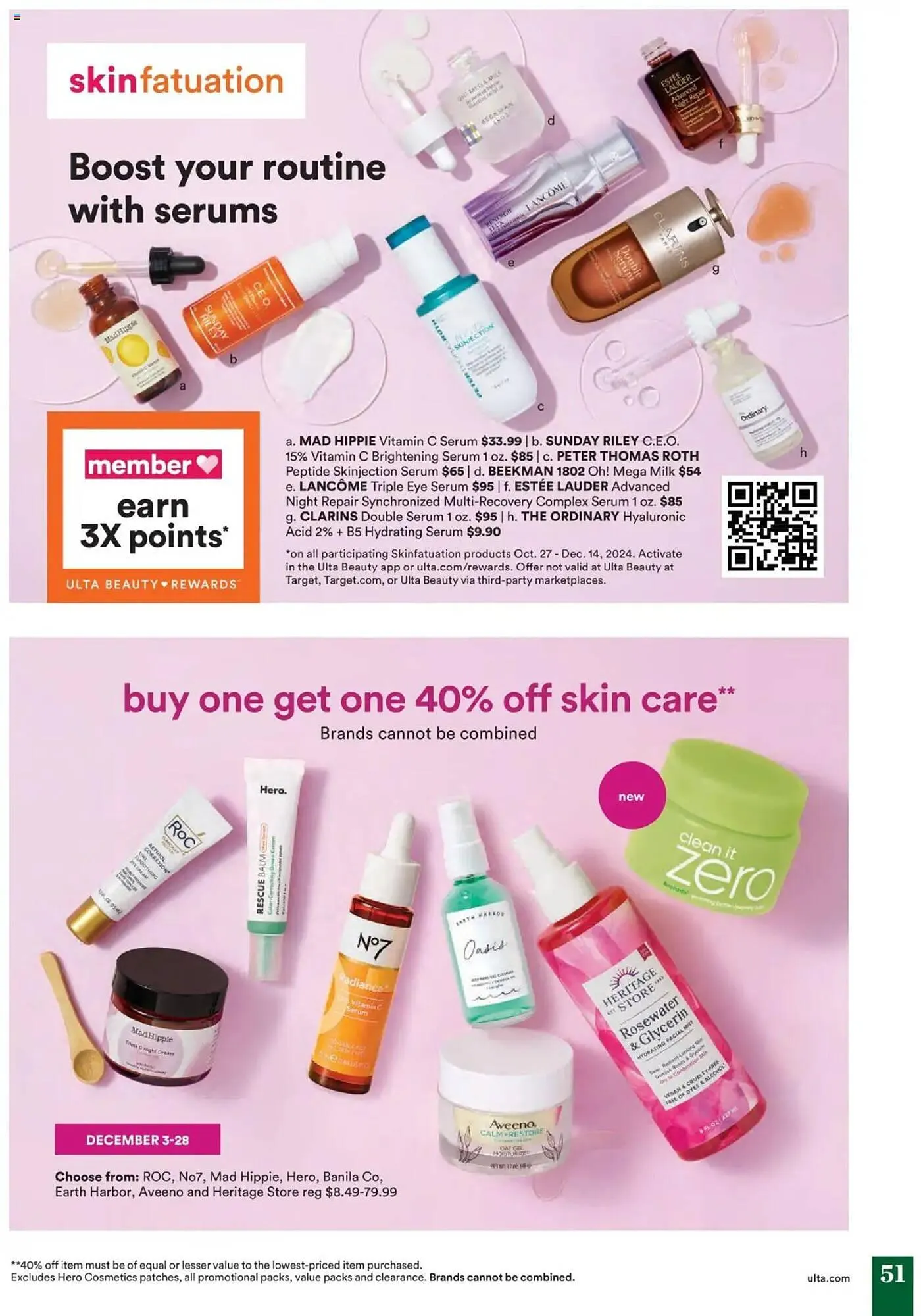 Weekly ad Ulta Beauty Weekly Ad from November 24 to December 24 2024 - Page 51
