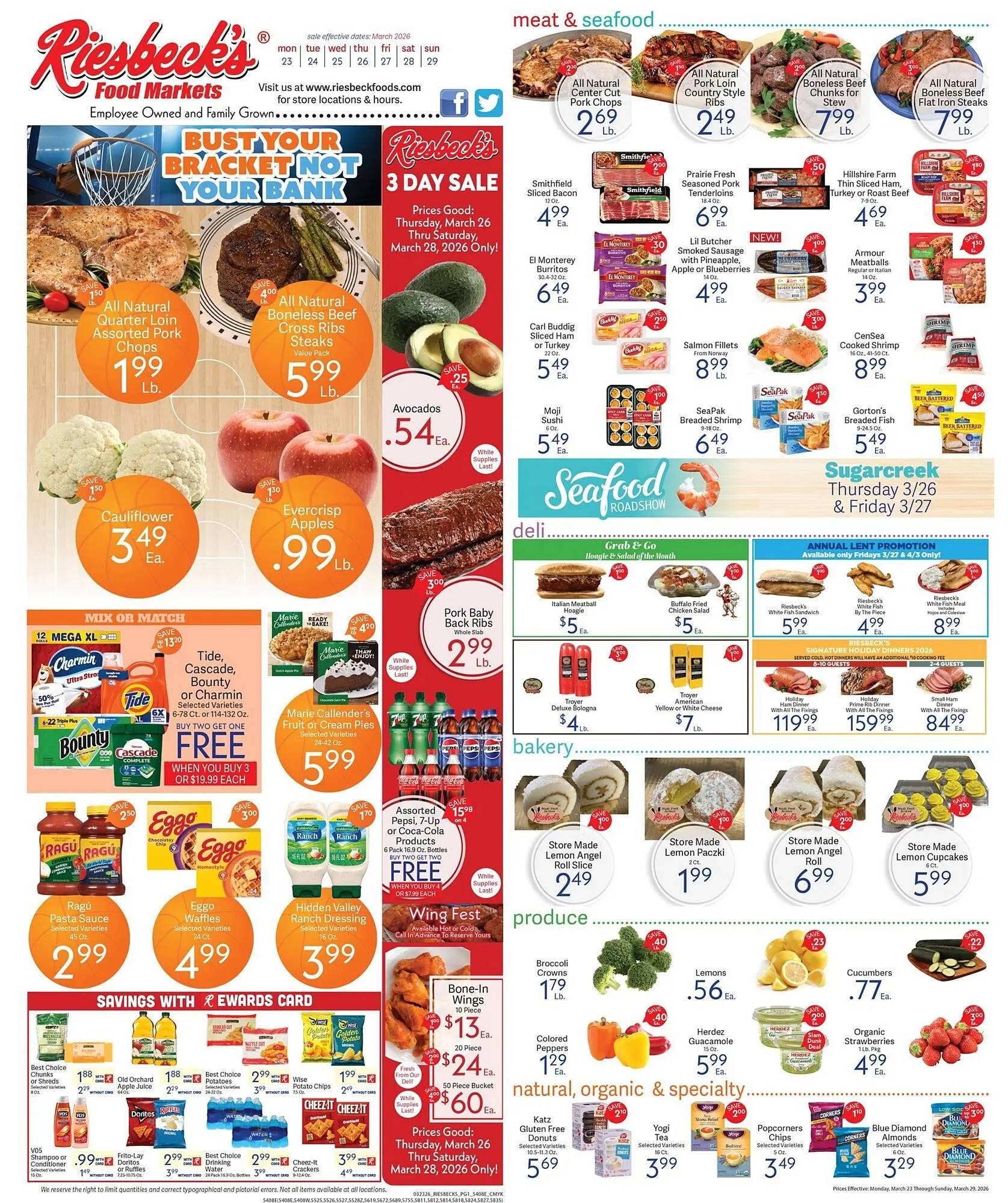 Weekly ad Riesbeck weekly ad from March 25 to March 29 2026 - Page 1