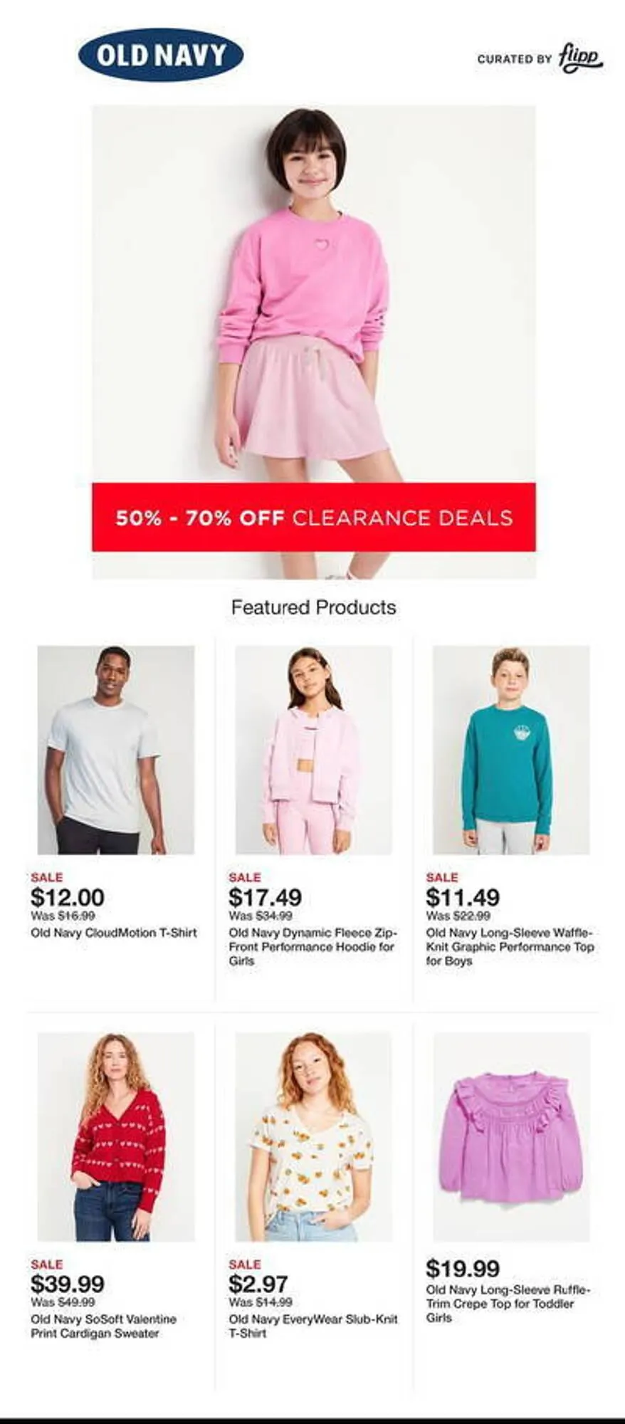 Weekly ad Old Navy Weekly Ad from January 6 to January 12 2025 - Page 1