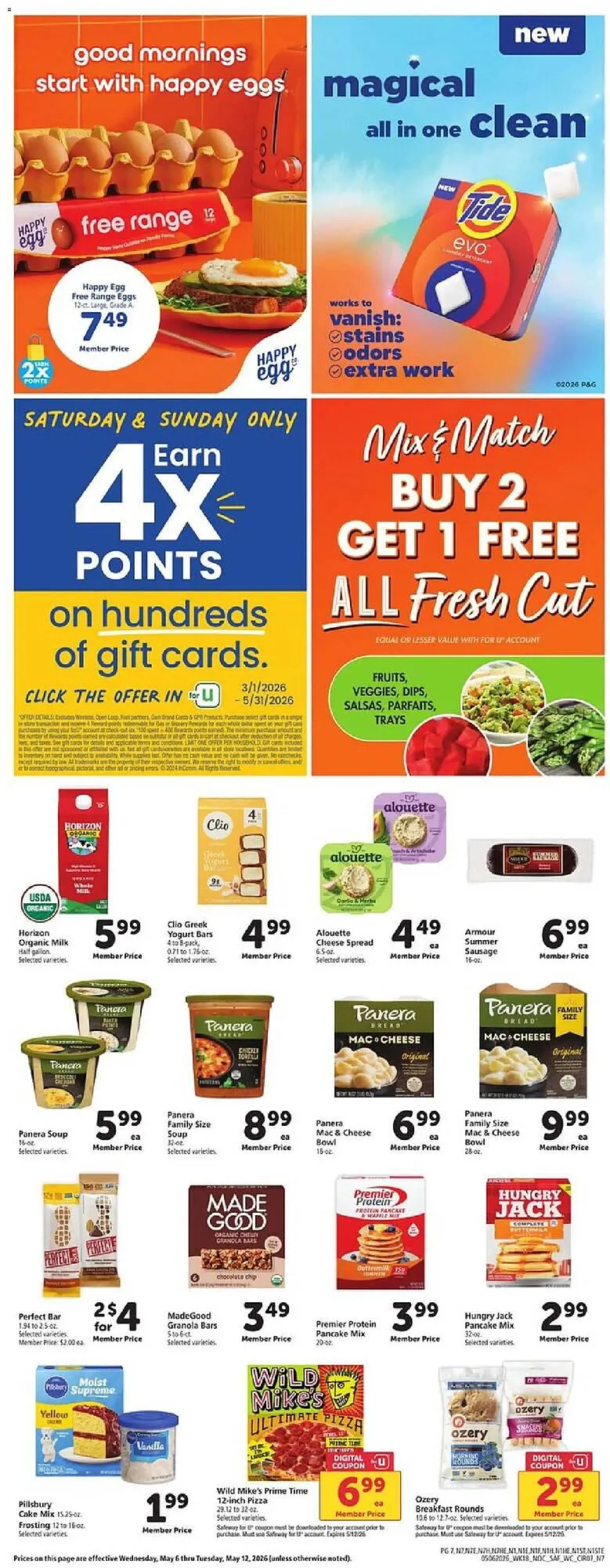Weekly promotion Safeway weekly ad spanning from May 6 to May 13 2026 - Page 9 for Catalogue 365