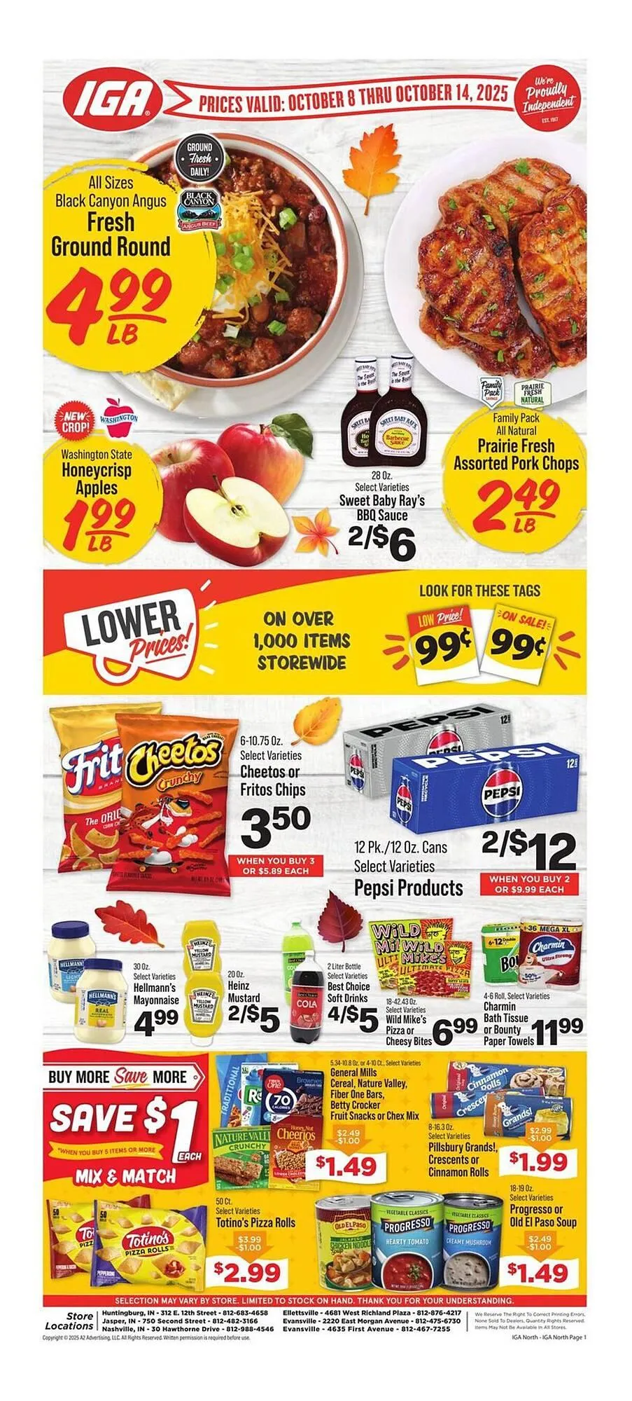 Weekly ad IGA weekly ad from October 8 to October 14 2025 - Page 1