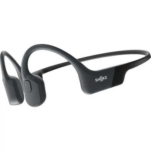 - OpenRun Bone Conduction Wireless Black Open-Ear Headphones