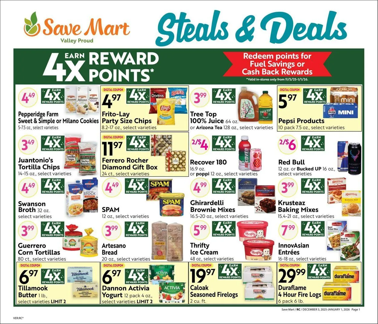 Weekly ad Save Mart Current weekly ad from December 3 to January 1 2026 - Page 1