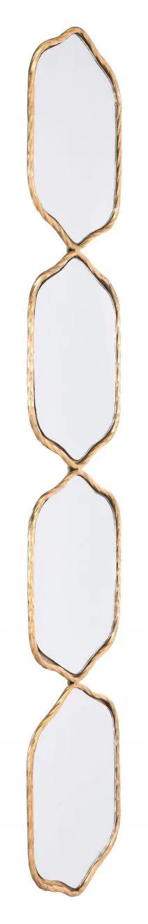 Four Hex Mirror Gold