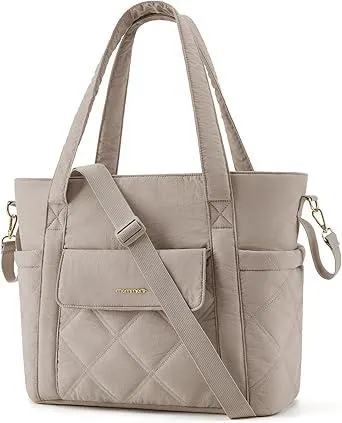 mommore Diaper Bag Tote Small Baby Bag with Insulated Pockets, Lightweight Mommy Tote with Stroller Straps, Nurse Gym Travel