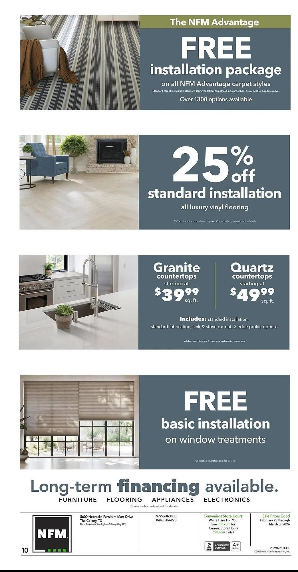 Weekly ad Nebraska Furniture Mart weekly ad from February 25 to March 3 2026 - Page 10