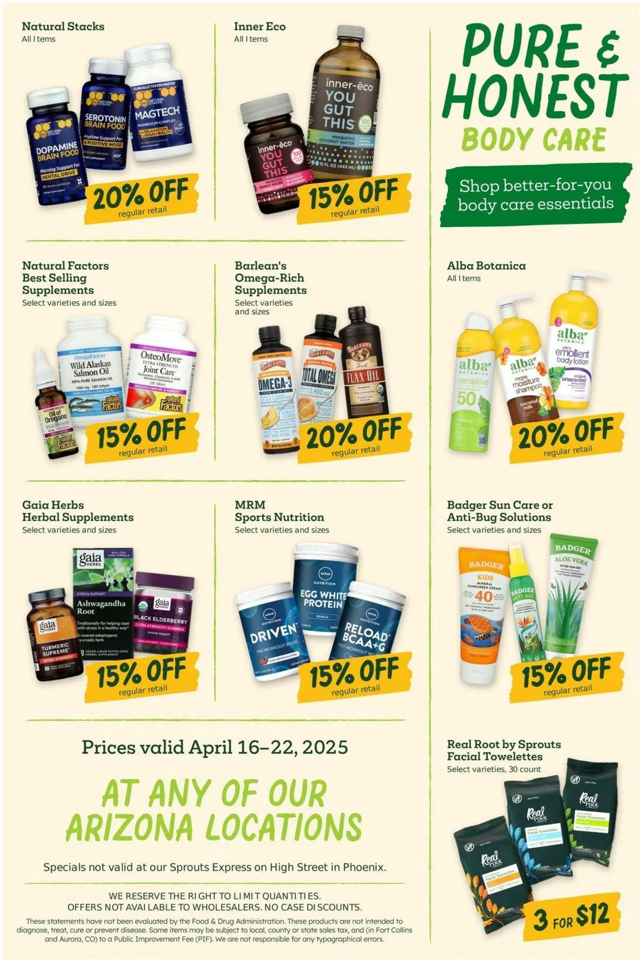 Weekly ad Sprouts Current weekly ad from April 16 to April 22 2025 - Page 11