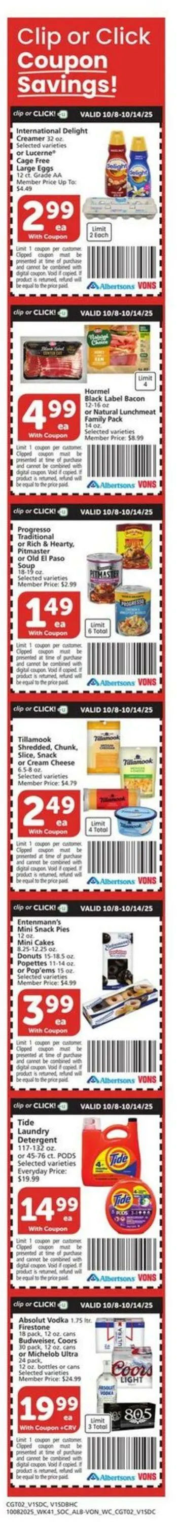Weekly ad Vons Current weekly ad from October 8 to October 14 2025 - Page 2