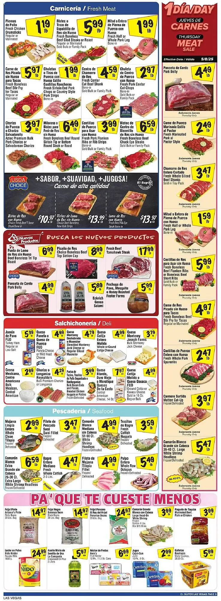 Weekly ad El Super Weekly Ad from May 7 to May 13 2025 - Page 3