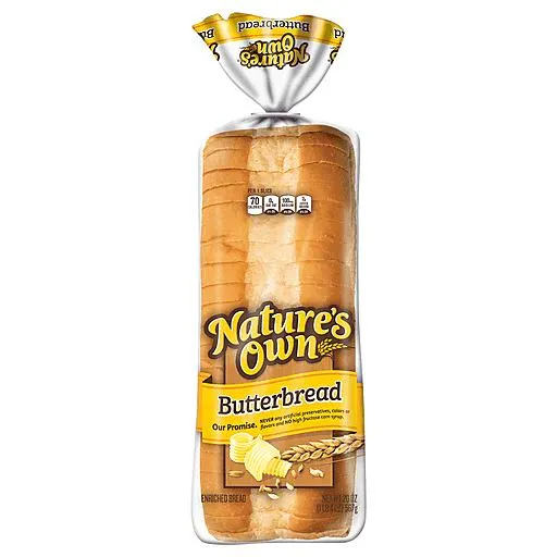 Nature's Own Enriched Butter Bread 20 oz