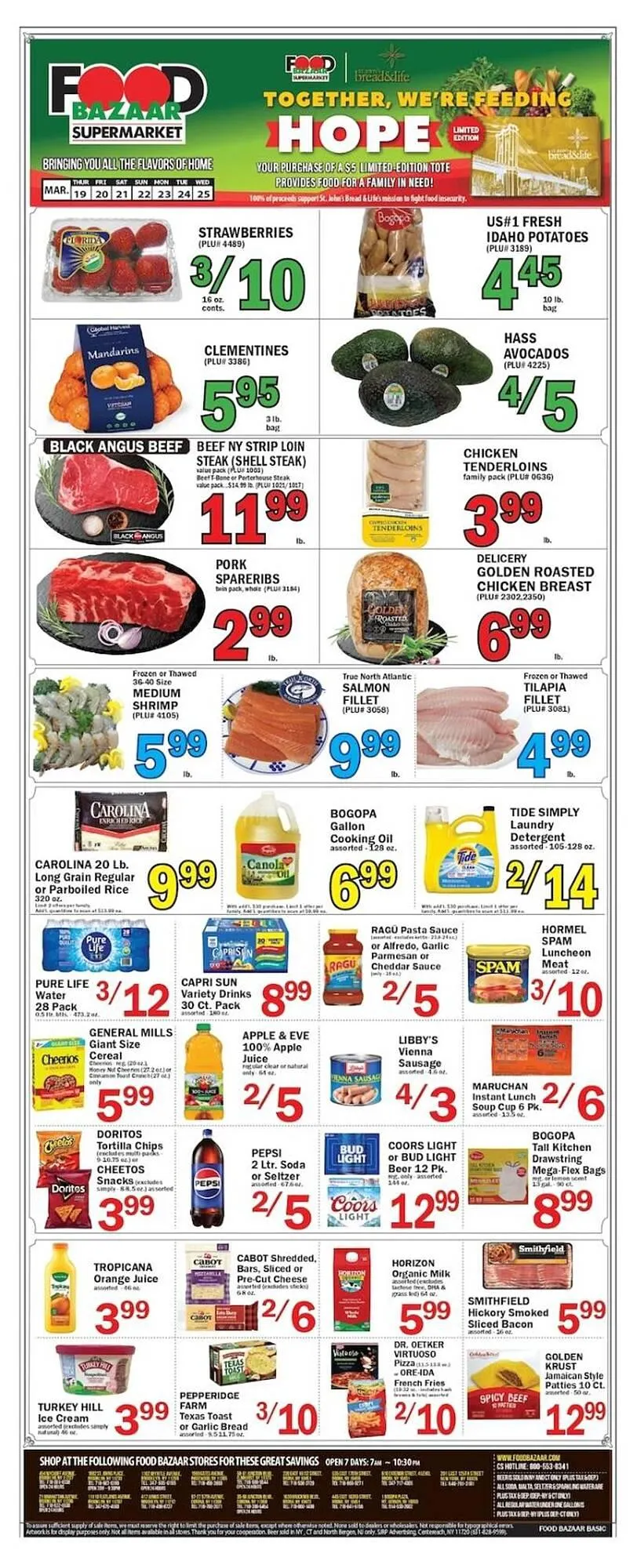 Weekly ad Food Bazaar circular from March 19 to March 25 2026 - Page 1