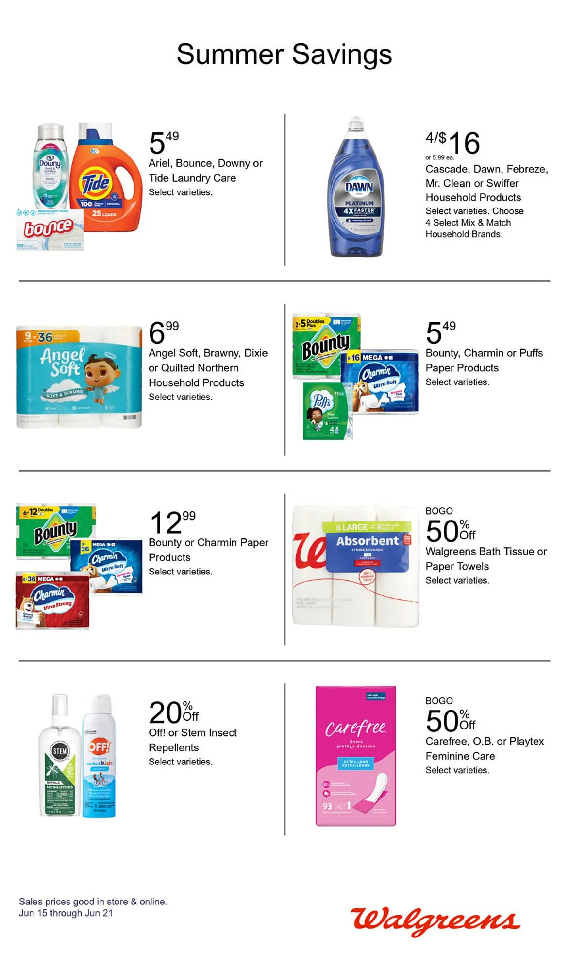 Weekly ad Walgreens Weekly Ad from June 15 to June 21 2025 - Page 9
