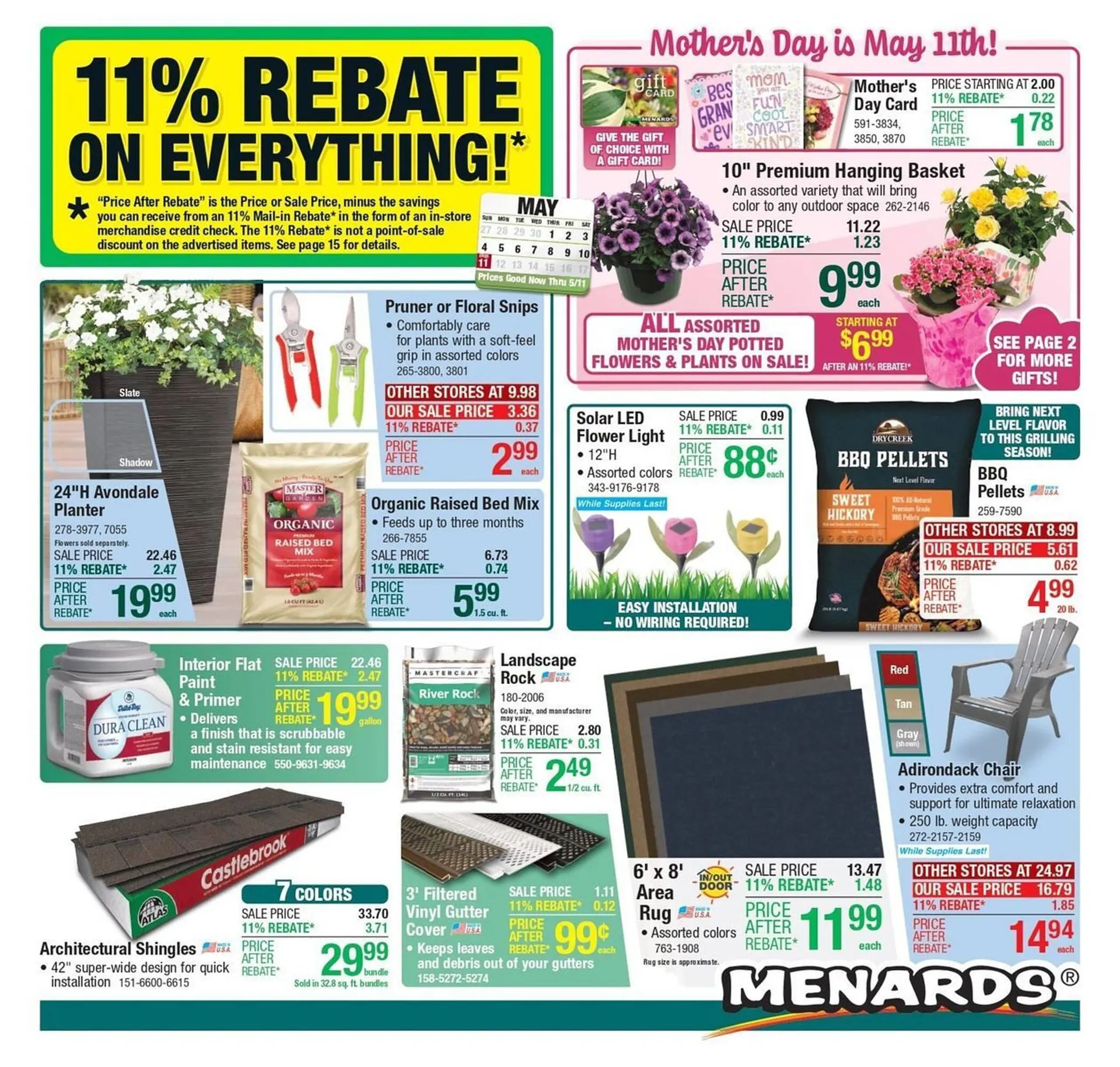 Weekly ad Menards Weekly Ad from May 16 to May 22 2025 - Page 1