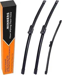 Windshield Wipers for BMW X5 2019 2020 2021 2022 2023 2024 OEM Quality Wiper Blades Include Front 26 20 Inch and Rear Blade Easy to Install Replacement Wipers (Pack of 3)