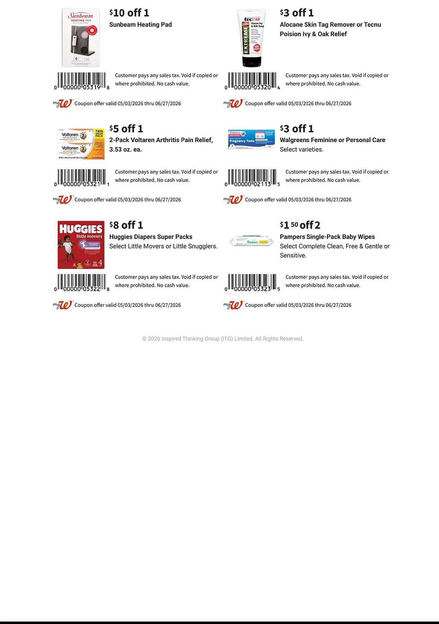 Weekly promotion Walgreens weekly ad spanning from May 3 to May 30 2026 - Page 9 for Catalogue 365