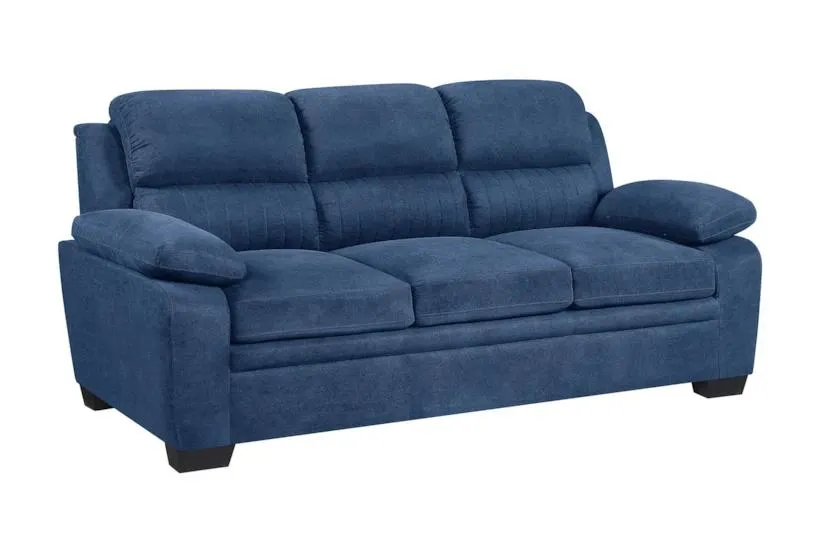 Bryn Blue Fabric 80" Sofa