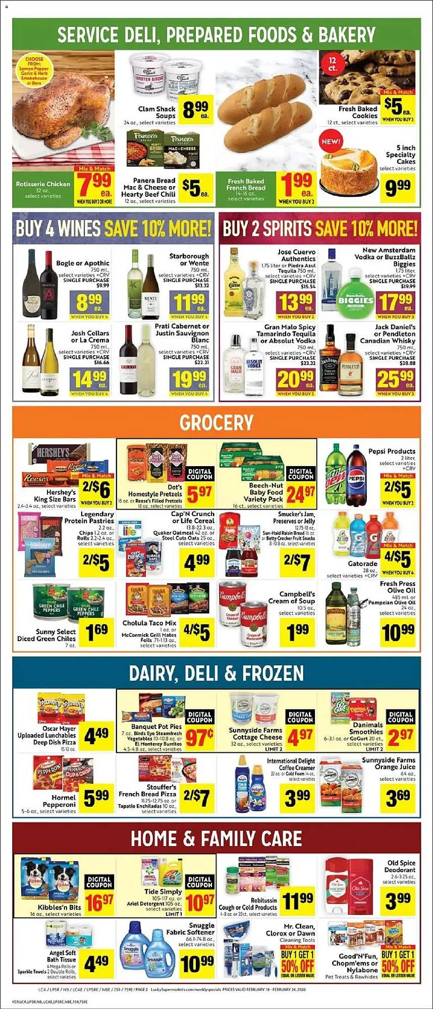 Weekly ad Lucky Supermarkets weekly ad from February 18 to February 25 2026 - Page 2