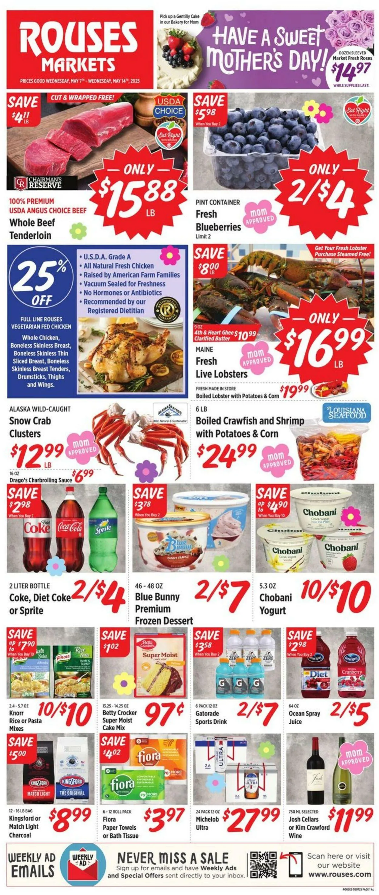 Catálogo de Rouses Current weekly ad 7 de mayo al 14 de mayo 2025 - Página 1