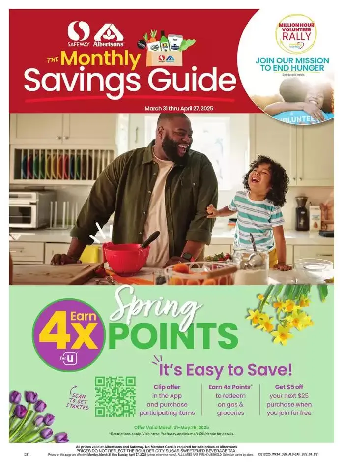 Weekly ad  Albertsons - Denver - BBS from March 31 to April 27 2025 - Page 1
