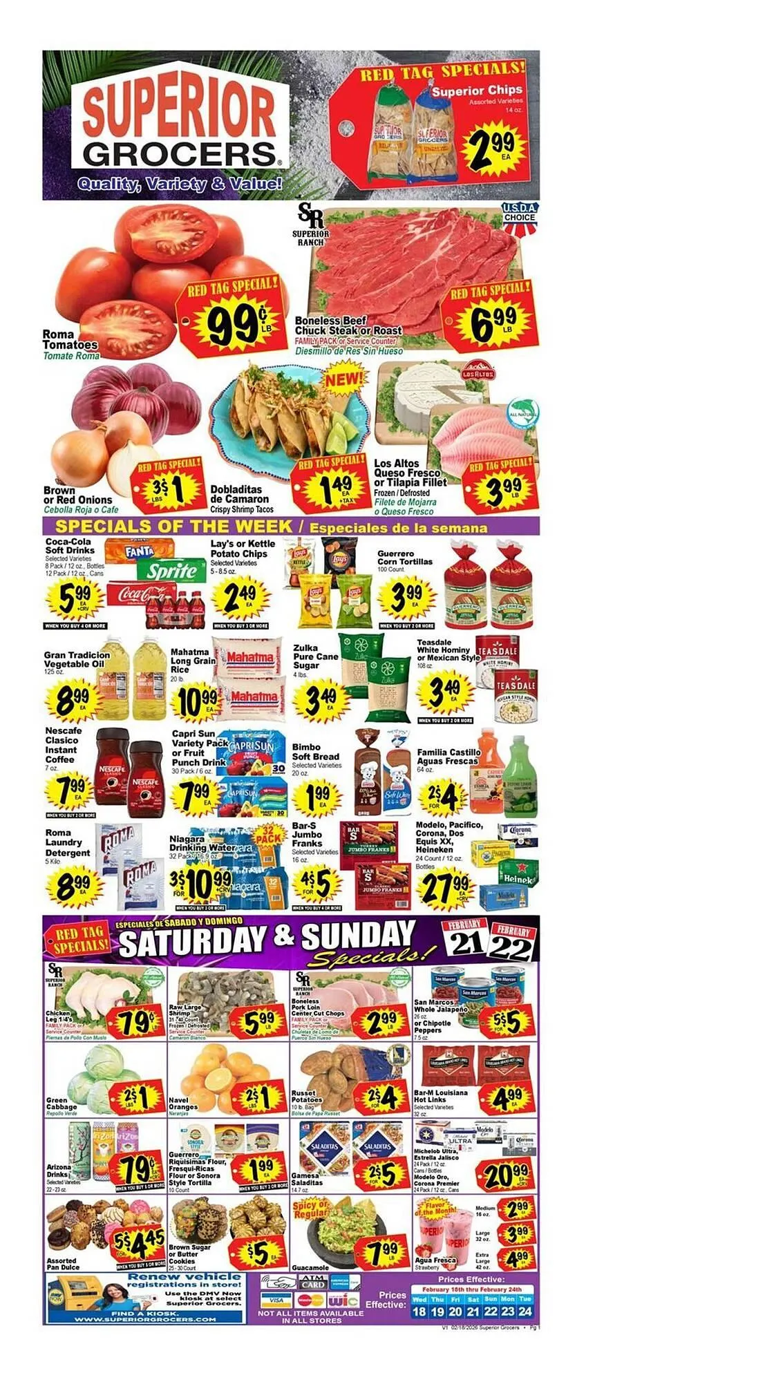 Superior Grocers weekly ad - 1