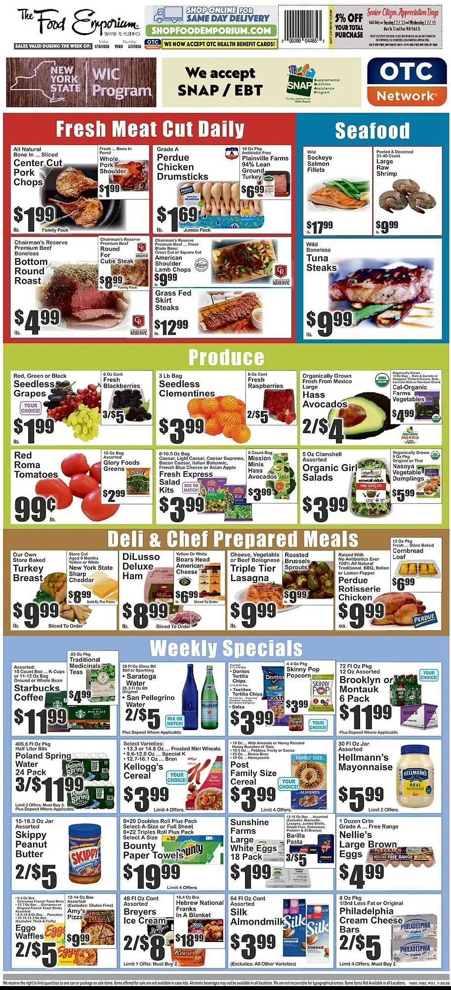 The Food Emporium circular - 1