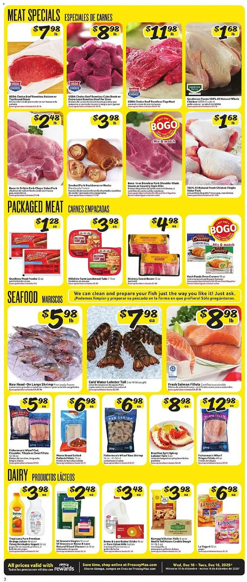 Weekly ad Fresco y Más weekly ad from December 10 to December 16 2025 - Page 2