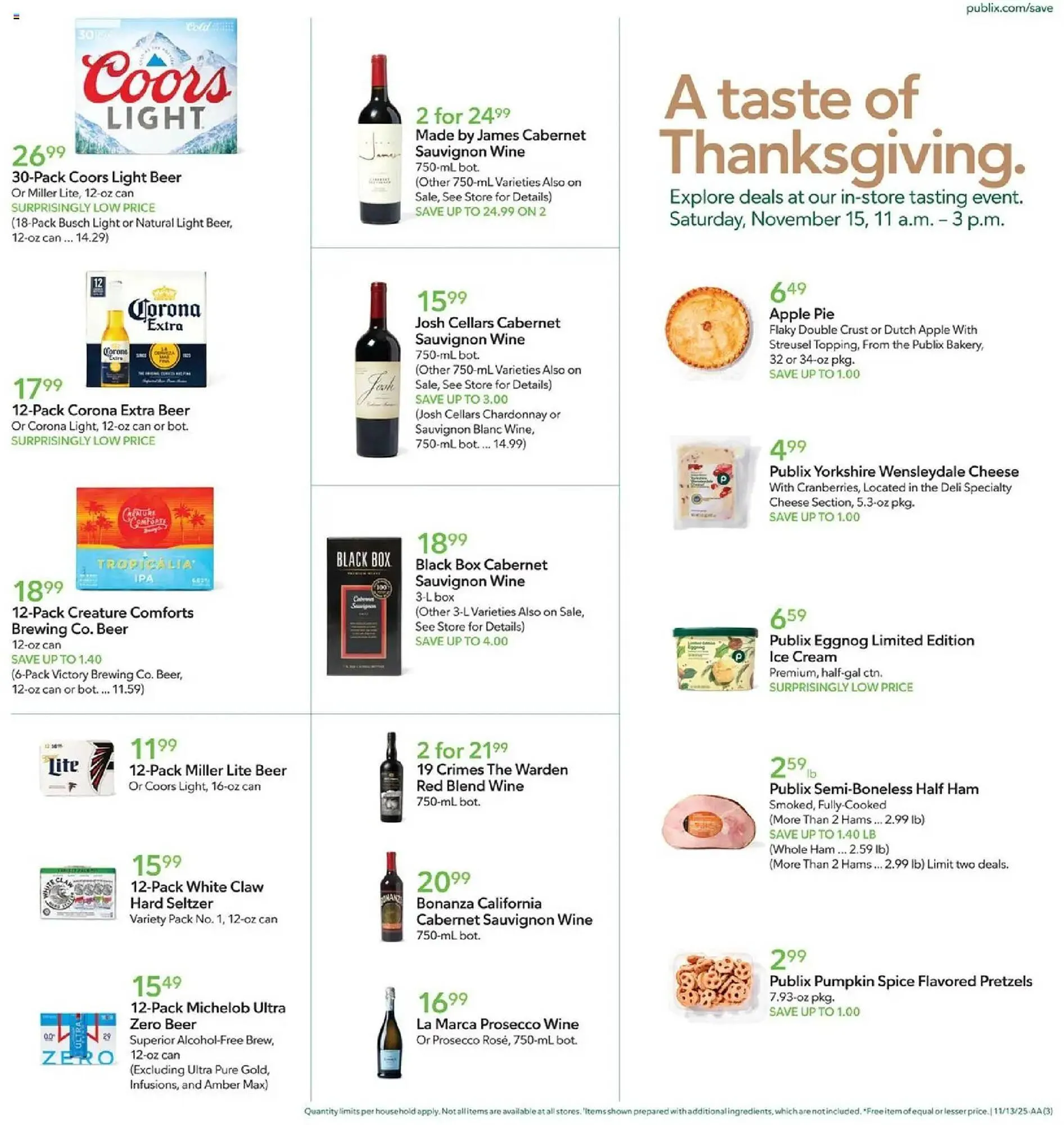 Weekly ad Publix weekly ad from November 12 to November 18 2025 - Page 3