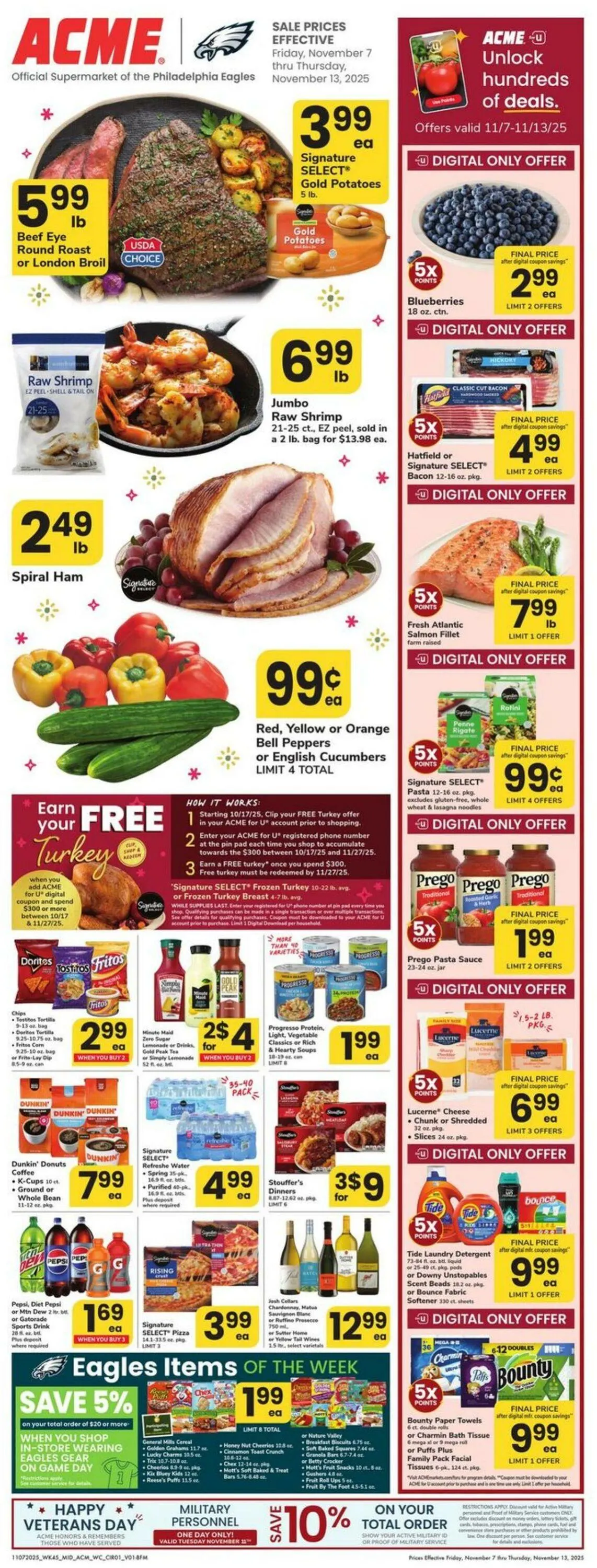 Weekly ad Acme Current weekly ad from November 7 to November 13 2025 - Page 1